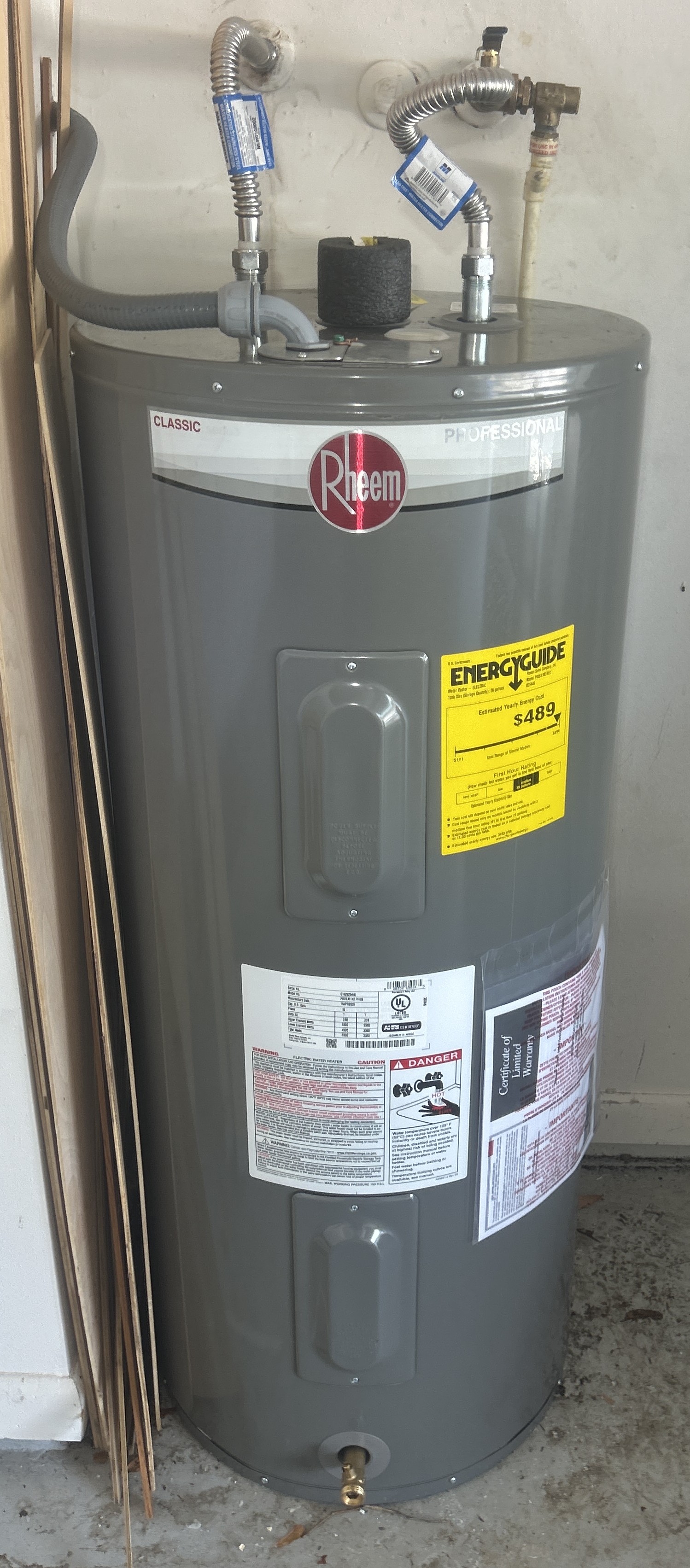 40 gallon water heater